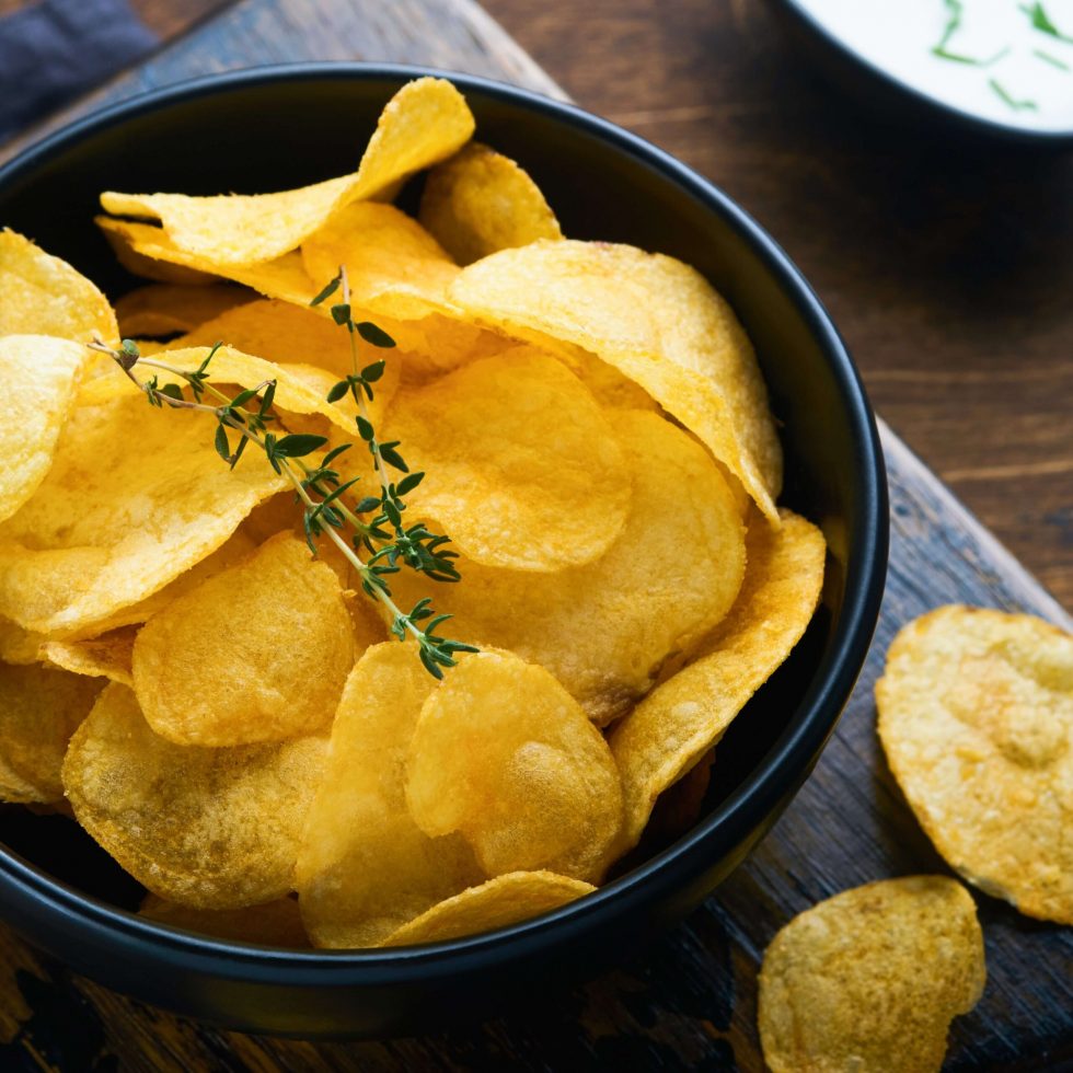 Cream and Onion Chips